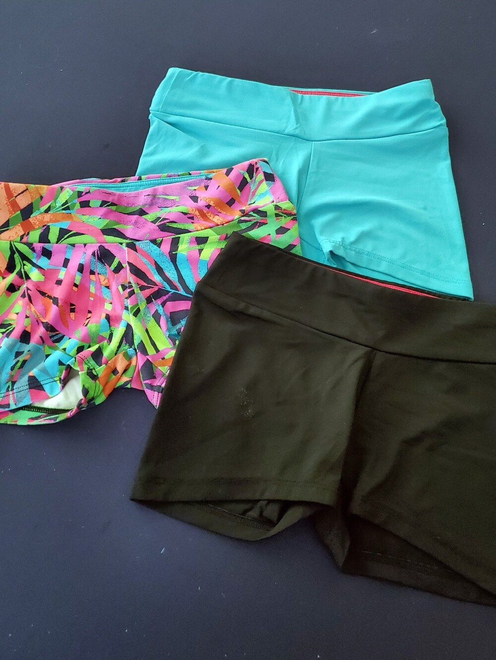 Lucky + Me Girl's 3-Pack Gymnastic/Dance Shorts